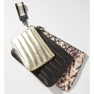 NWT Largest Black Camouflage Pouch from Think Royln 3 Ring Circus Pouch Trio Set